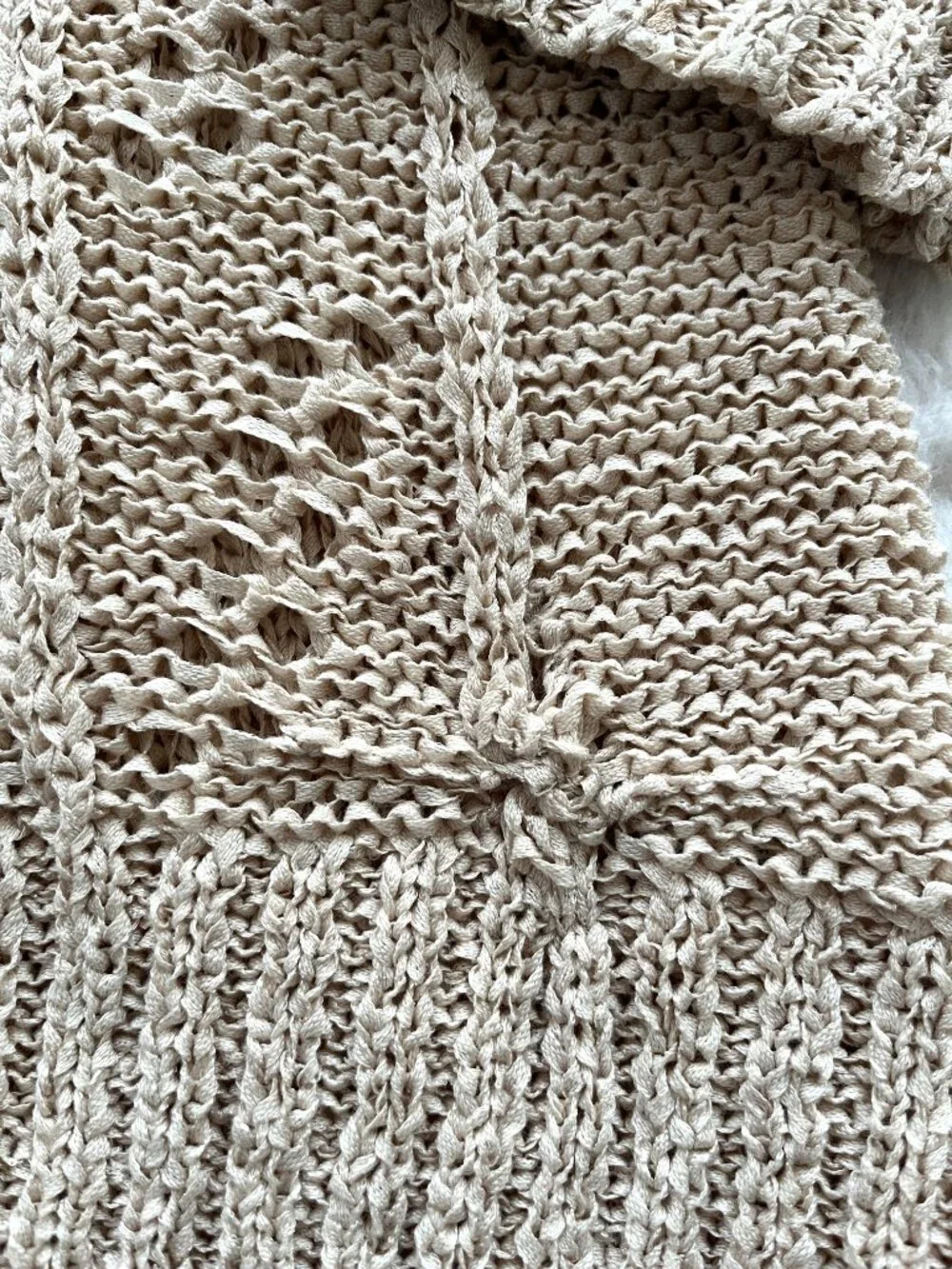 Vintage Designers Originals Studio Sweater Cardigan (Natural) L - Picture 8 of 15